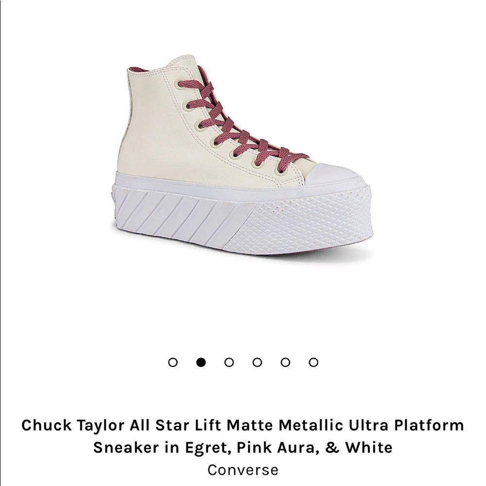Chuck Taylor All Star Lift Matte Metallic Ultra Platform Sneaker Converse